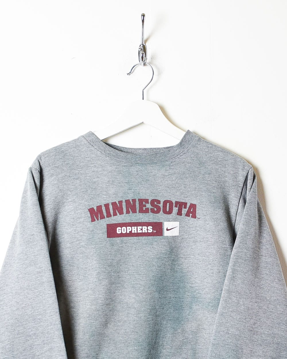 Stone Nike Team Minnesota Gophers Sweatshirt - X-Small