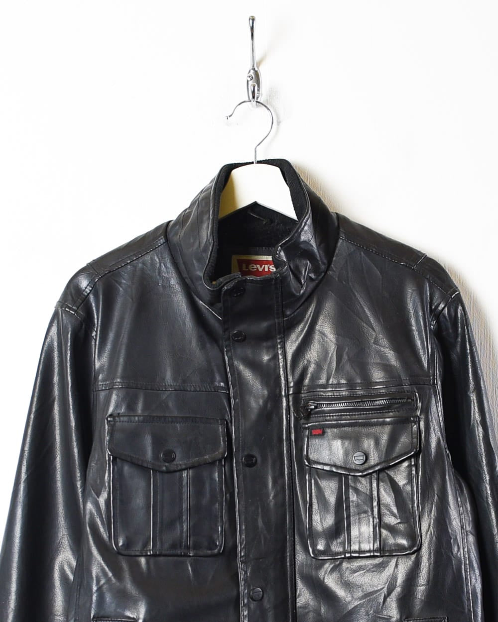 Black Levi's Fleece Lined Jacket - Medium