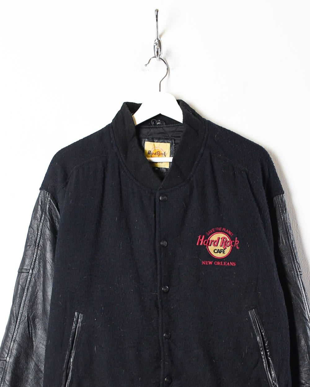 Vintage Hard Rock Café Leather Varsity Jacket - Medium – Domno Vintage