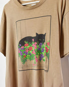 Brown Cat 80s Single Stitch T-Shirt - Medium