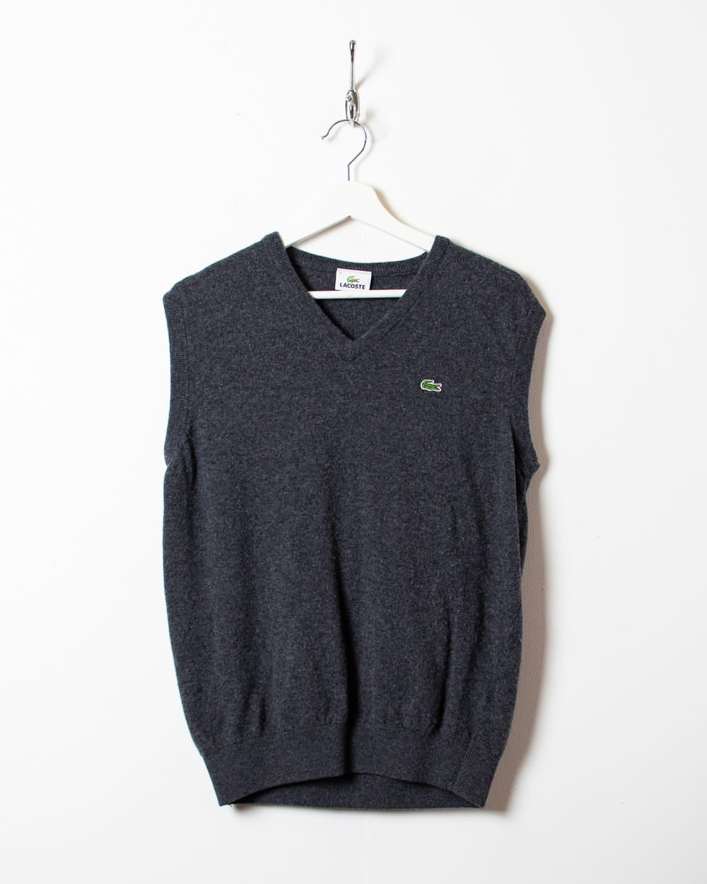 Grey Lacoste Sweater Vest - Small