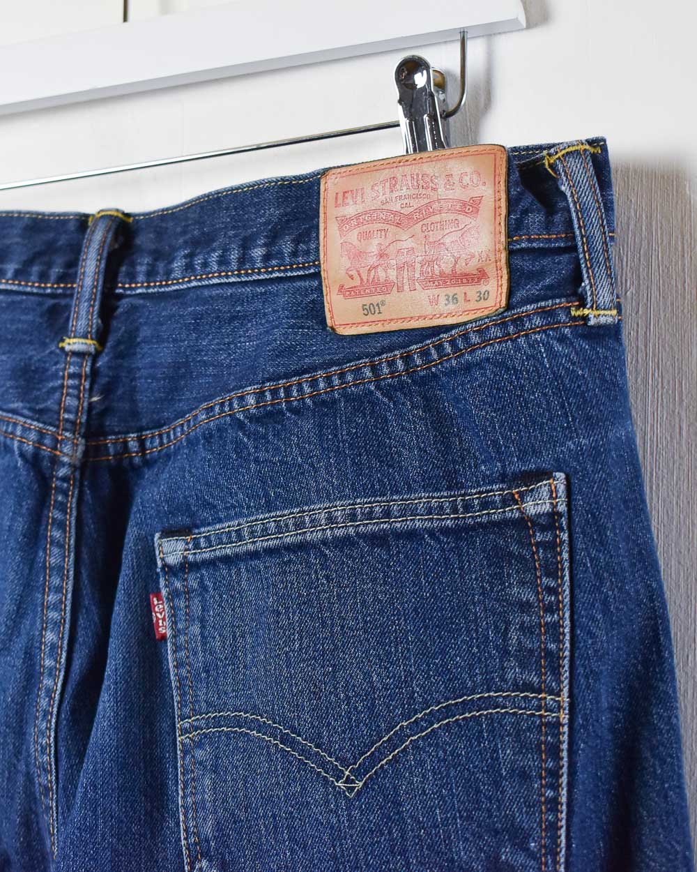 Blue Levi's 501 Jeans - W36 L27