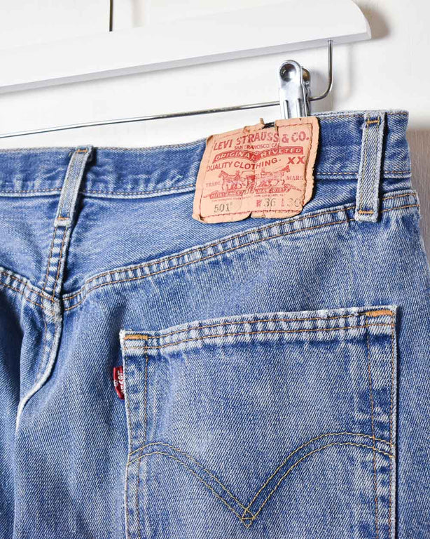 Blue Levi's 501 Jeans - W36 L30