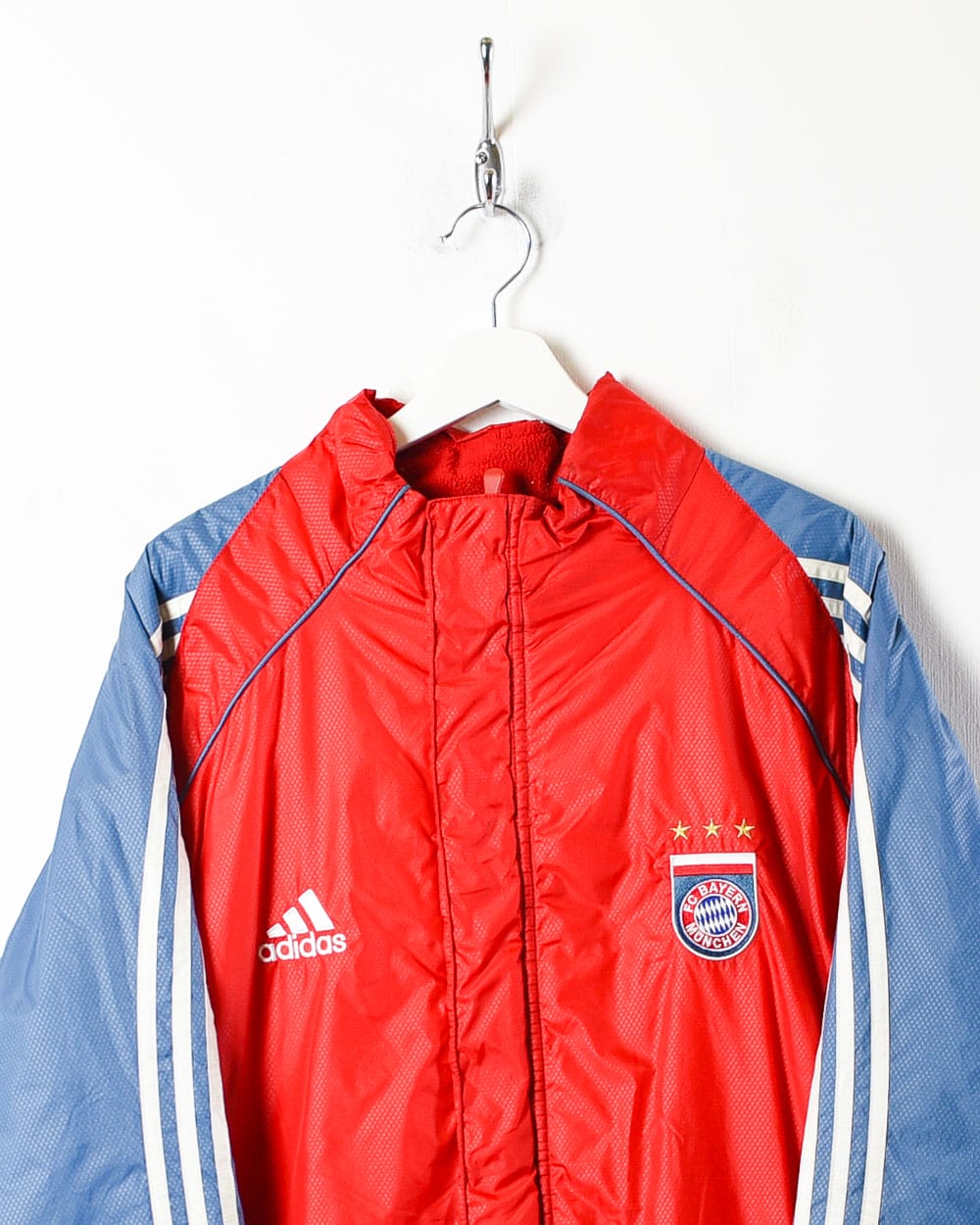 Red Adidas 2005/06 Bayern Munich Bench Coat - X-Large