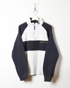 Nautica Jeans 1/4 Zip Sweatshirt - Medium - Domno Vintage 