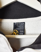 Nautica Jeans 1/4 Zip Sweatshirt - Medium - Domno Vintage 