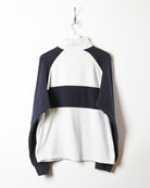 Nautica Jeans 1/4 Zip Sweatshirt - Medium - Domno Vintage 