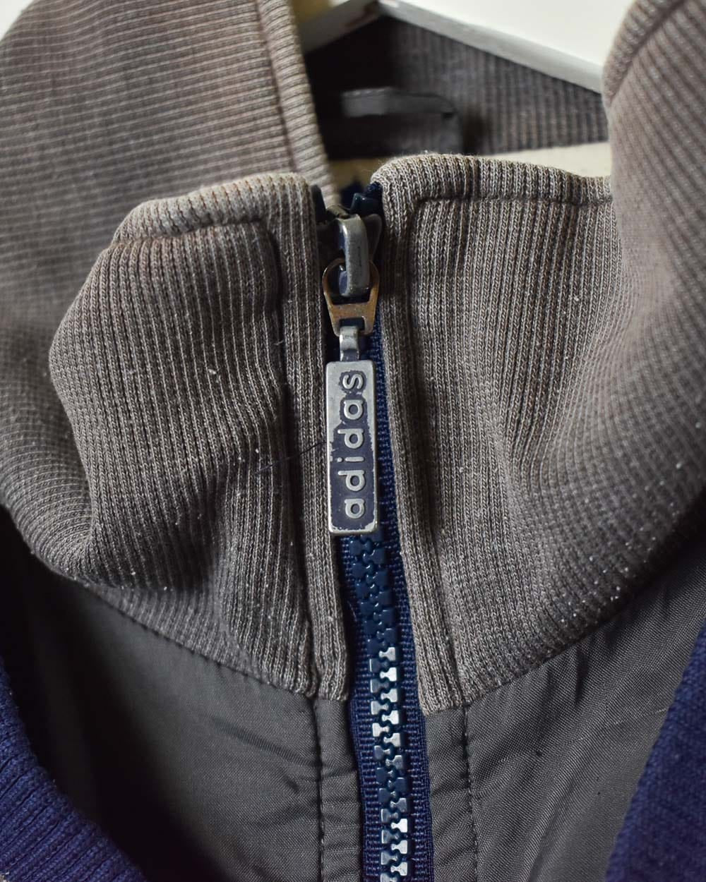 Blue Adidas Windbreaker Jacket - Large