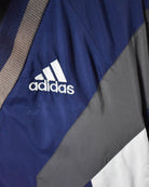 Blue Adidas Windbreaker Jacket - Large