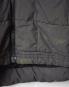 Grey Carhartt Hooded Puffer Jacket - Large