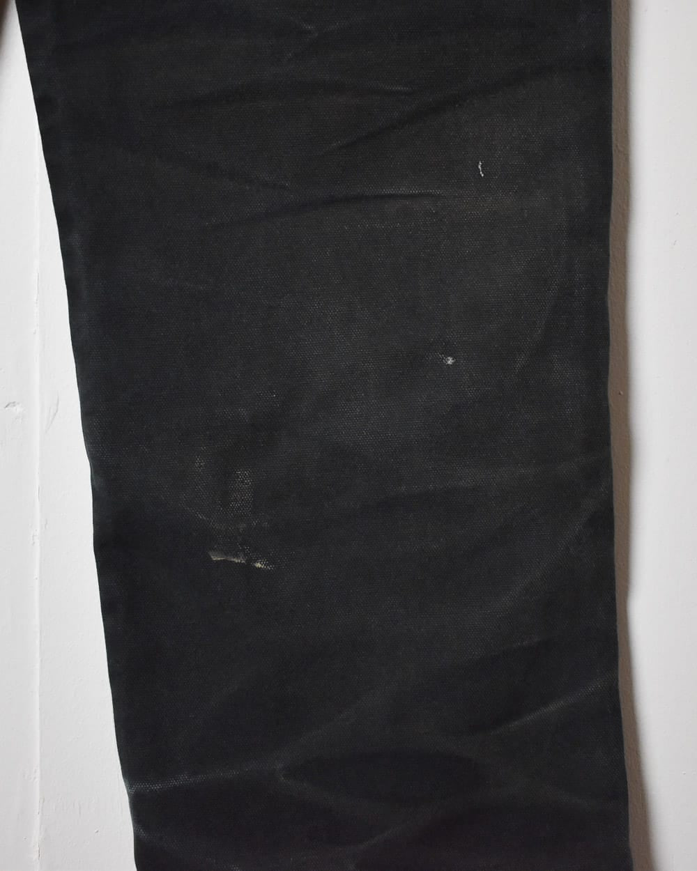 Black Dickies Distressed Double Knee Carpenter Jeans - W38 L31