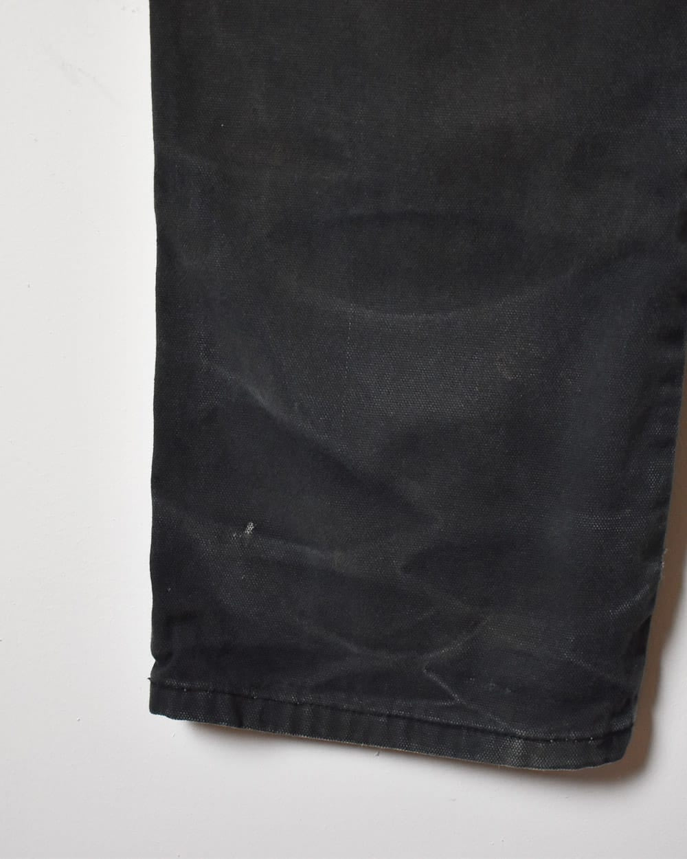 Black Dickies Distressed Double Knee Carpenter Jeans - W38 L31