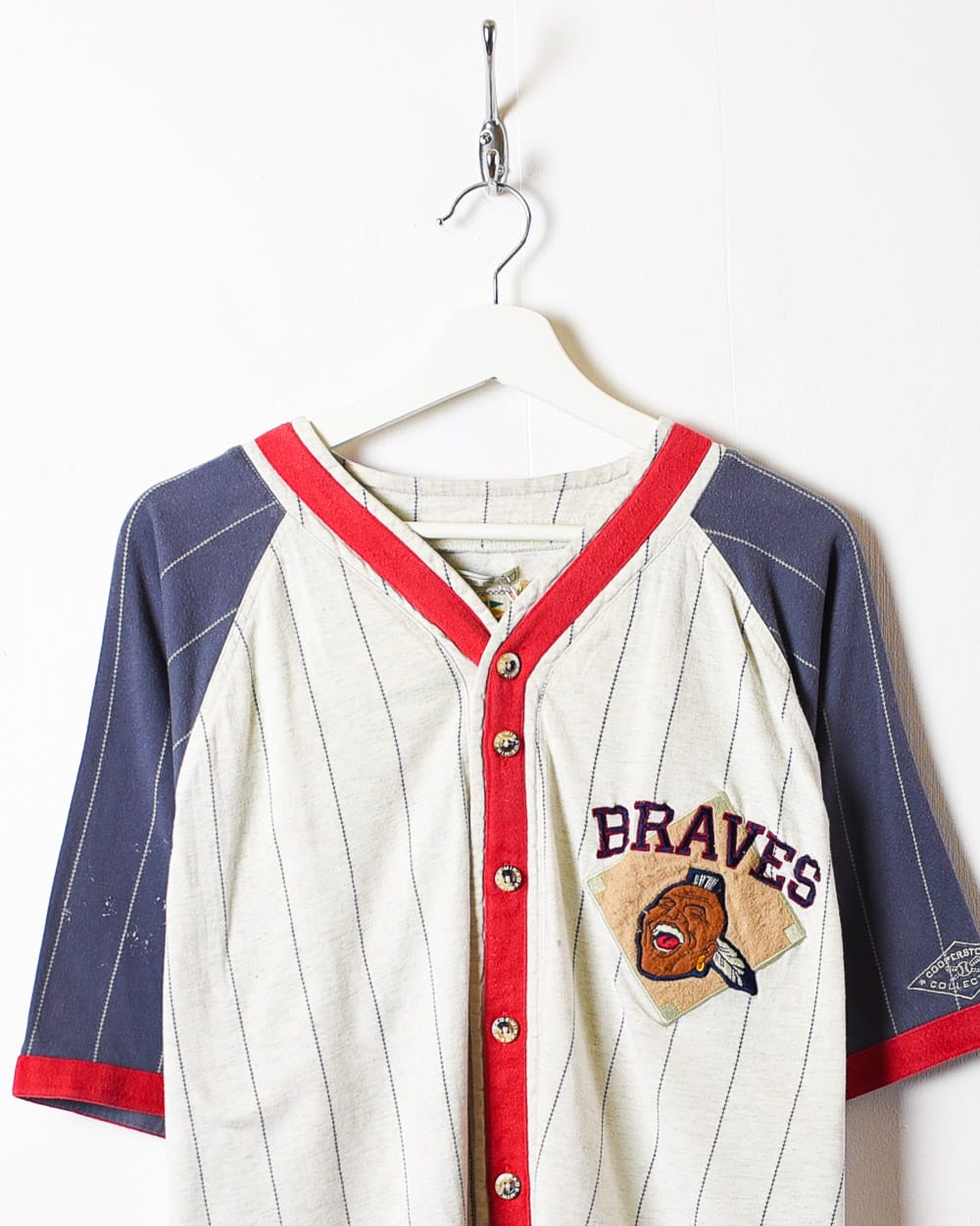 Mirage Cooperstown Collection Atlanta Braves Baseball Jersey - XX-Large