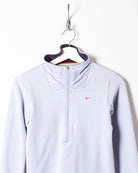 BabyBlue Nike 1/4 Zip Sweatshirt - Small Women's