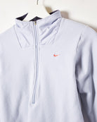 BabyBlue Nike 1/4 Zip Sweatshirt - Small Women's