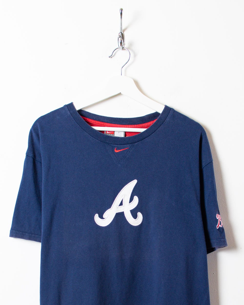 Navy Nike Team MLB Atlanta Braves T-Shirt - X-Large