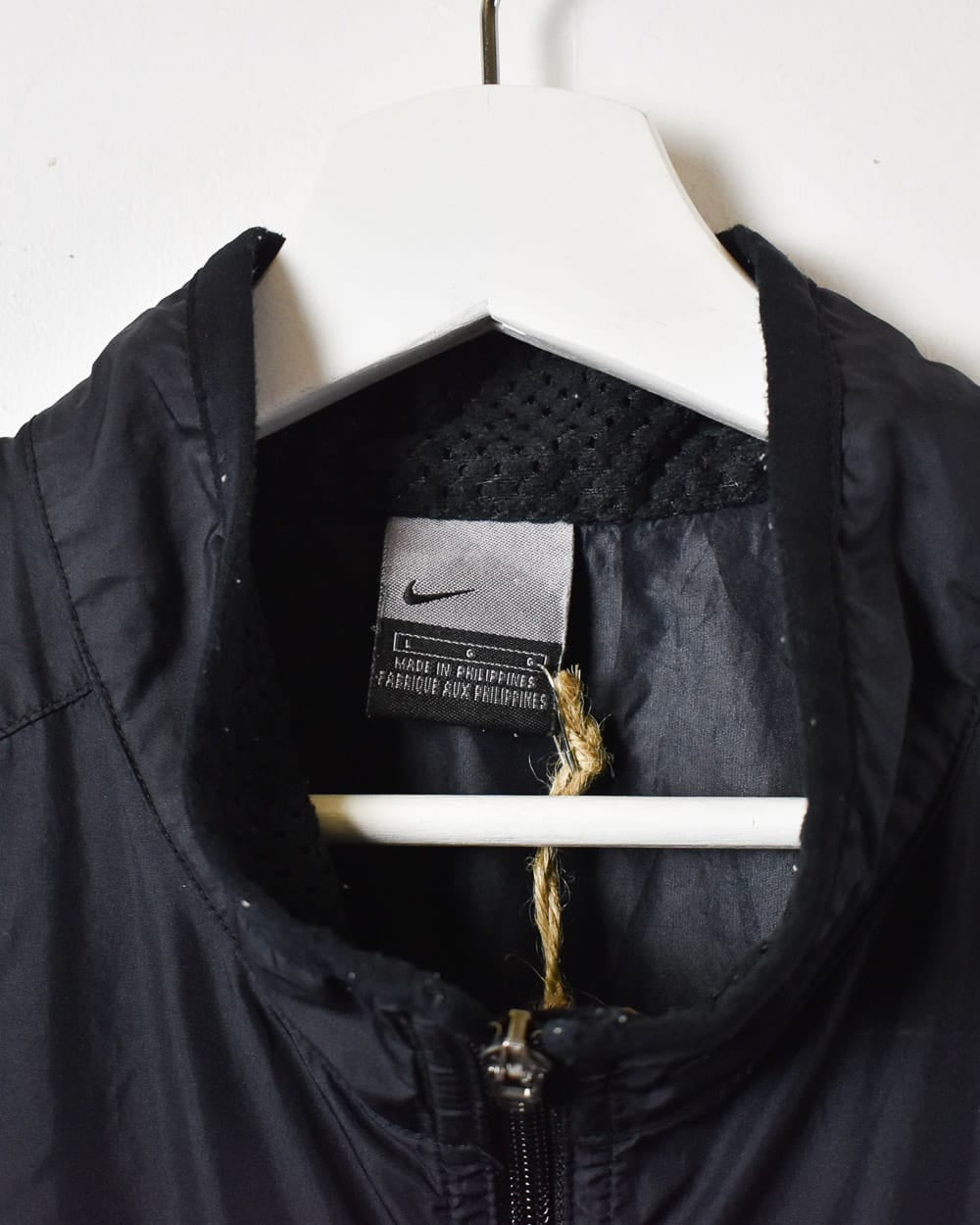 Black Nike Windbreaker Vest - Large