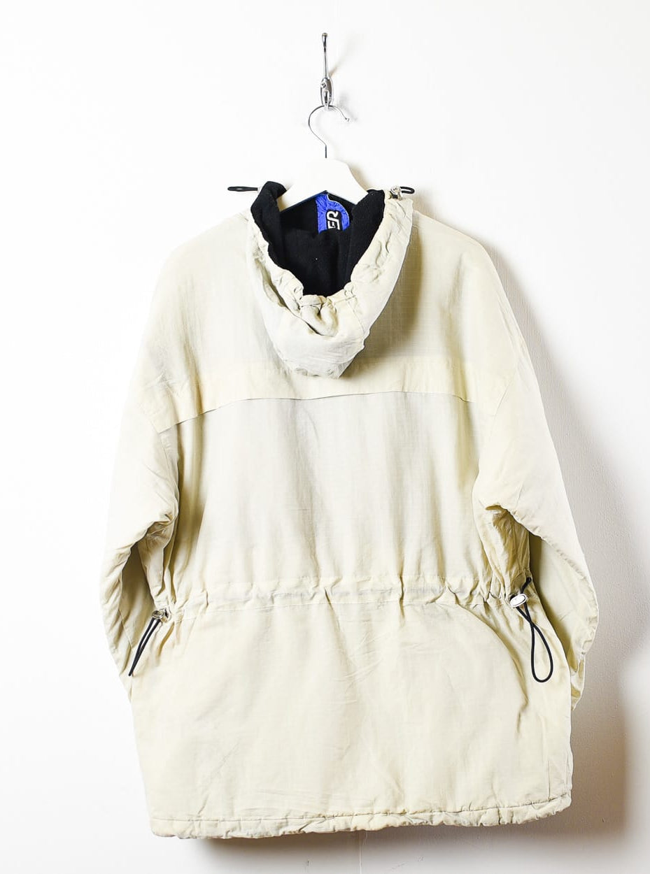 Neutral Starter Fleece Lined Hooded Coat - Large Women's