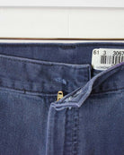 Navy Carhartt FR Worn Jeans - W34 L28
