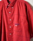Red Chaps Ralph Lauren Short Sleeved Shirt - Large