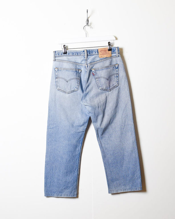 BabyBlue Levi's 501 Distressed Jeans - W32 L25