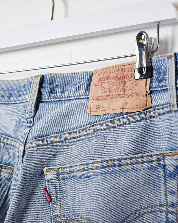 BabyBlue Levi's 501 Distressed Jeans - W32 L25