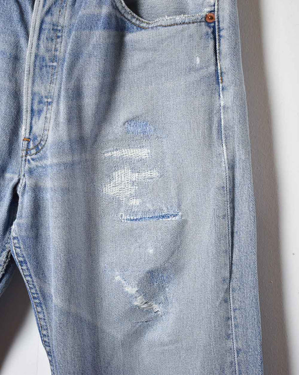 BabyBlue Levi's 501 Distressed Jeans - W32 L25