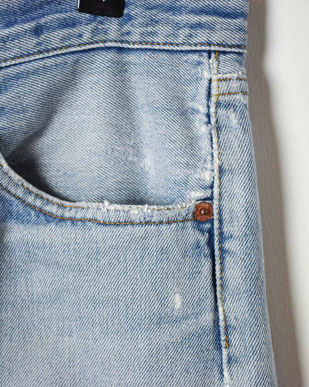 BabyBlue Levi's 501 Distressed Jeans - W32 L25