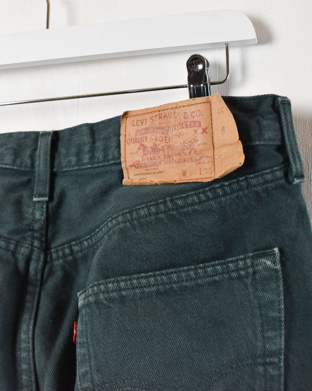 Green Levi's 501 Jeans - W34 L31