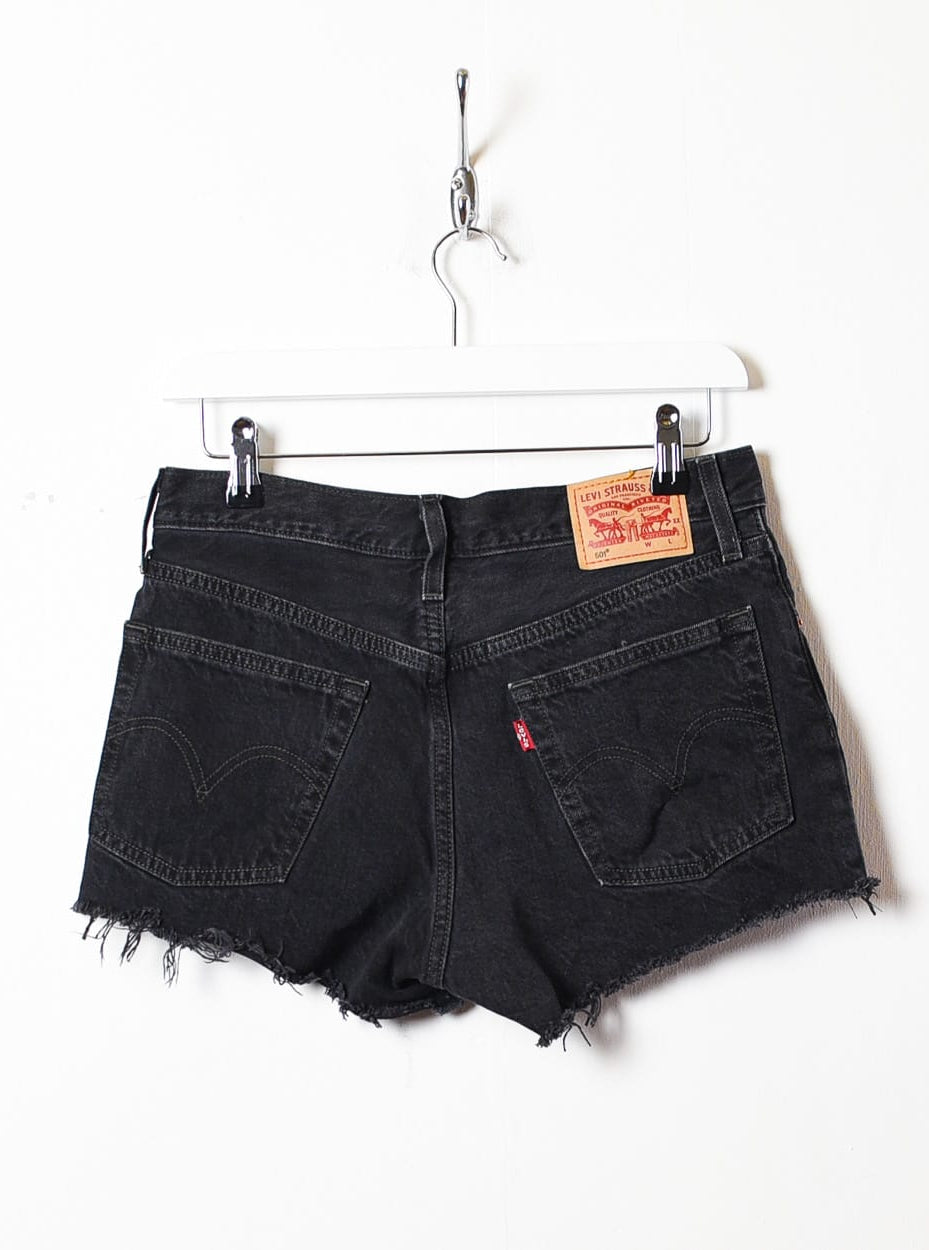 Black Levi's Cut Off Jean Shorts - W30 L10