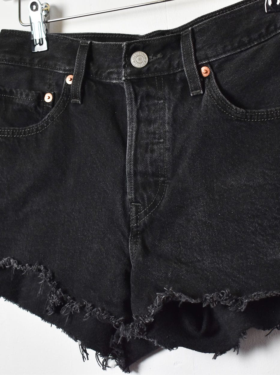 Black Levi's Cut Off Jean Shorts - W30 L10