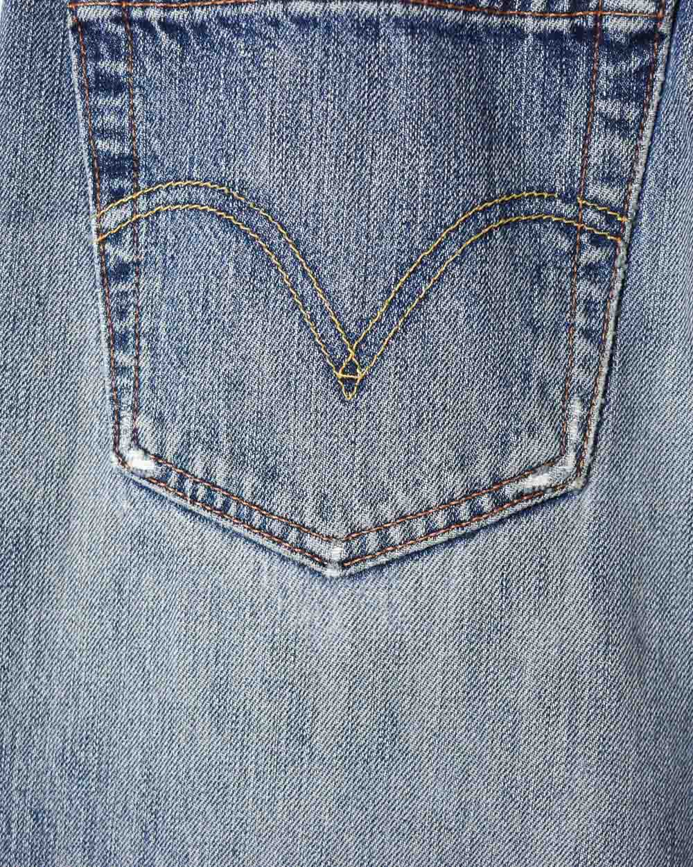 Blue Levi's Distressed 501 Jeans - W36 L31