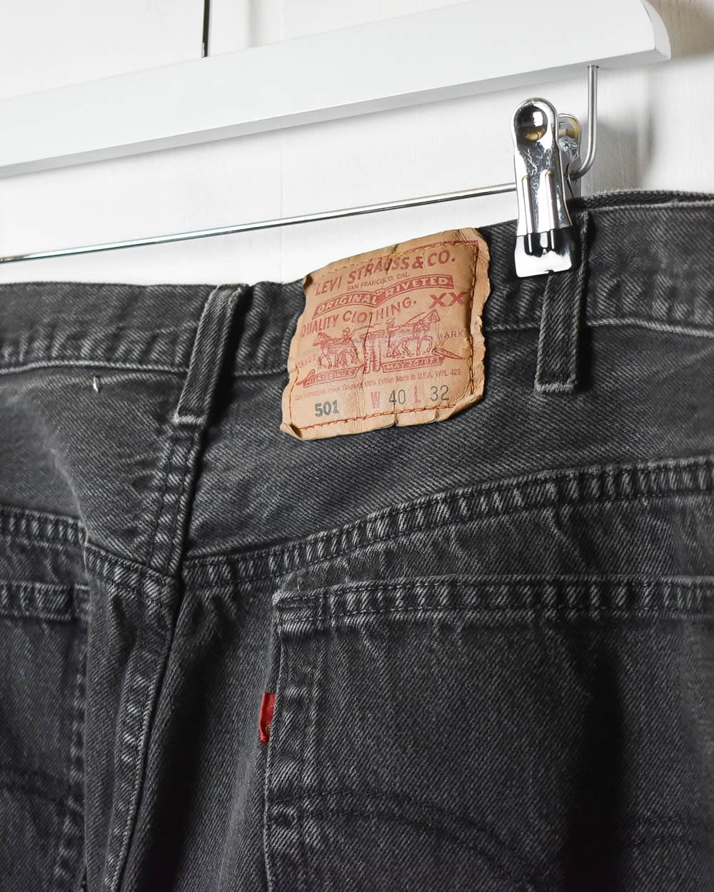 Black Levi's USA 501 Jeans - W38 L31