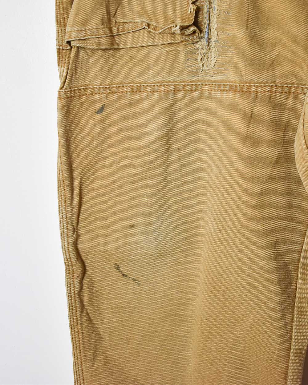 Neutral Dickies Distressed Double Knee Carpenter Jeans - W38 L30