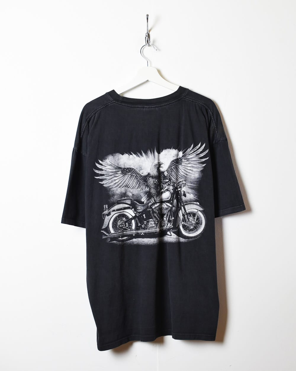 Black Eagle Motorcycle T-Shirt - XX-Large