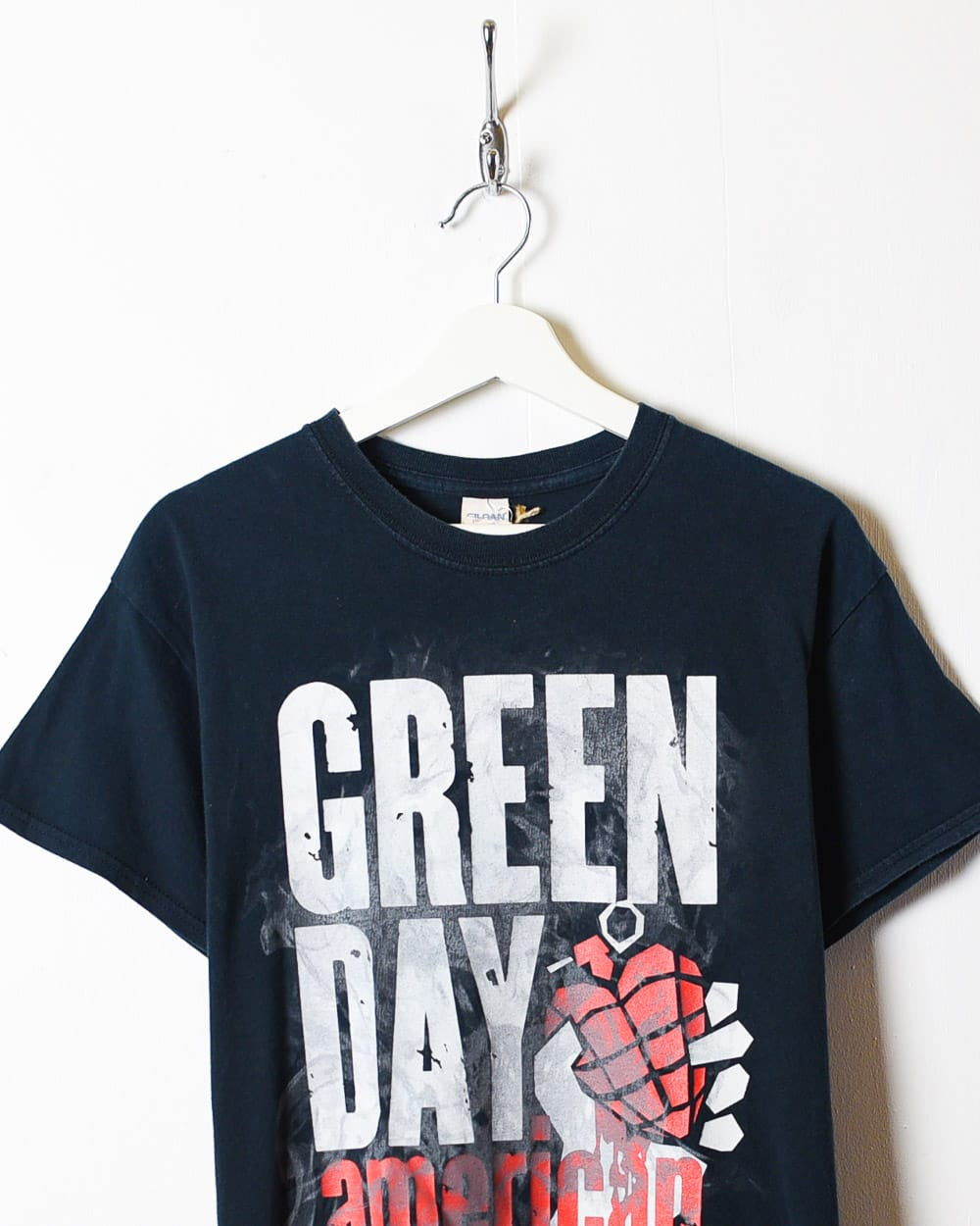 Black Green Day American Idiot T-Shirt - Medium