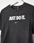 Black Nike Just Do It T-Shirt - Small