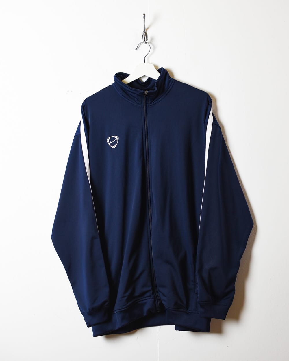 Vintage 00s Navy Nike Total 90 Tracksuit Top - XX-Large Polyester