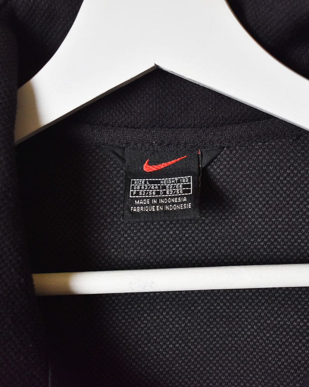 Black Nike Tracksuit Top - Large