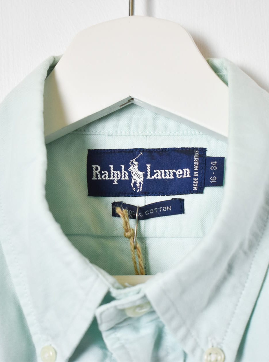 BabyBlue Polo Ralph Lauren Short Sleeved Shirt - X-Large