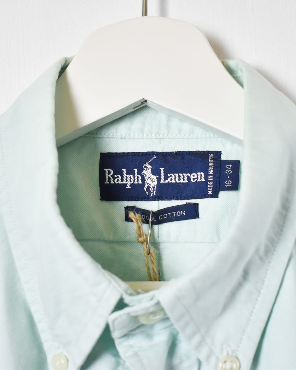 BabyBlue Polo Ralph Lauren Short Sleeved Shirt - X-Large