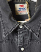 Black Levi's Denim Shirt - Large