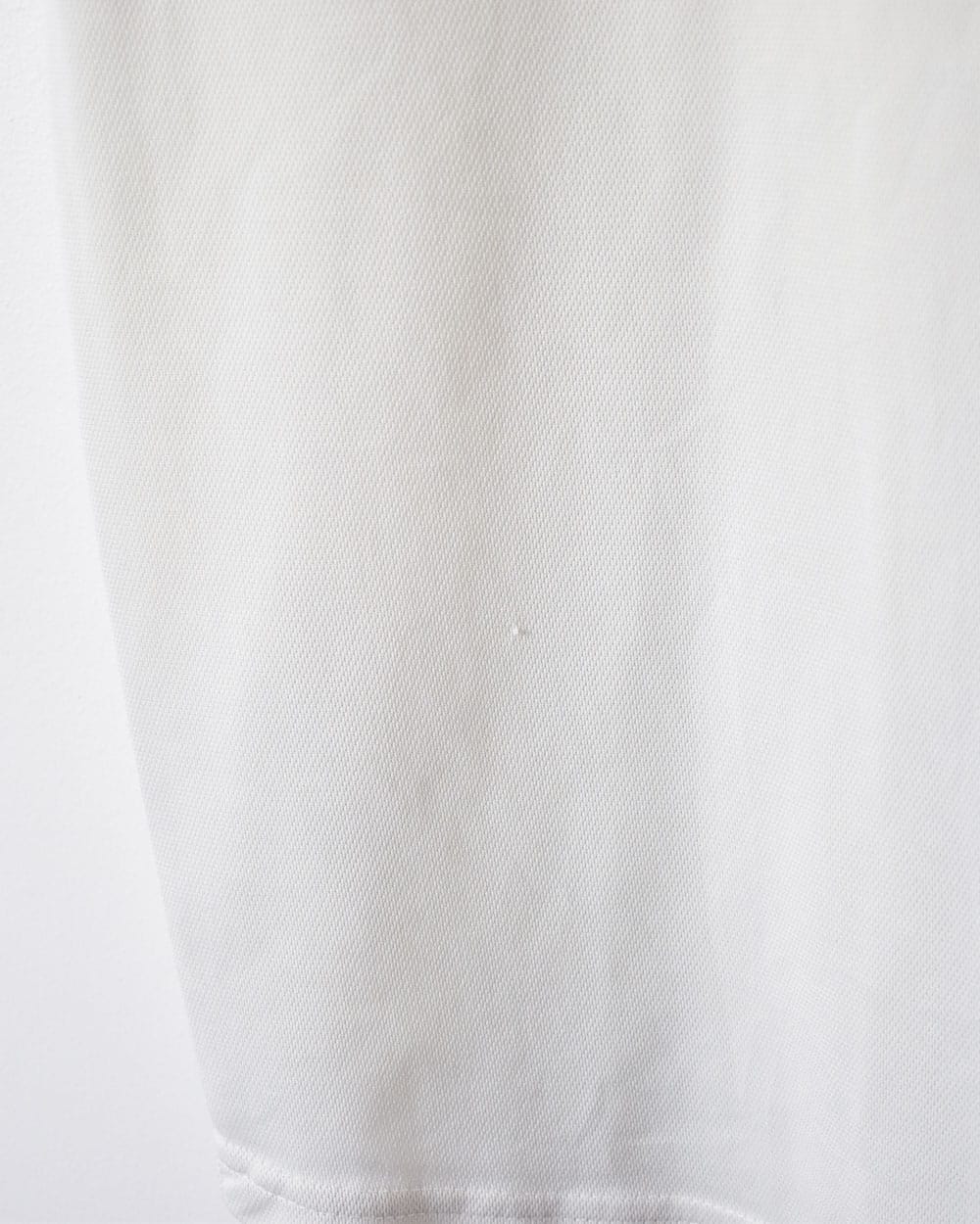 White Nike Athletic Polo Shirt - Small