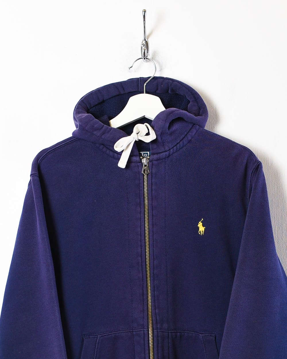 Purple Ralph Lauren Zip-Through Hoodie - Medium