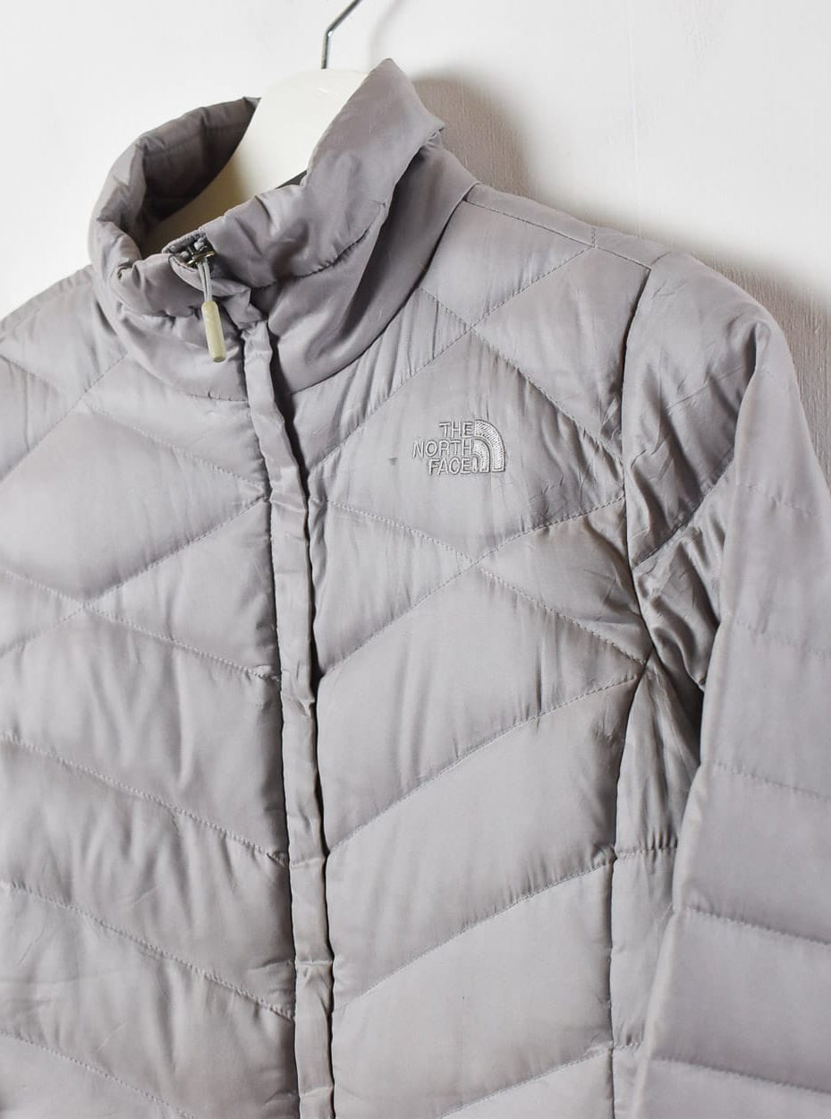 Grey The North Face 550 Puffer Jacket - Small Women's