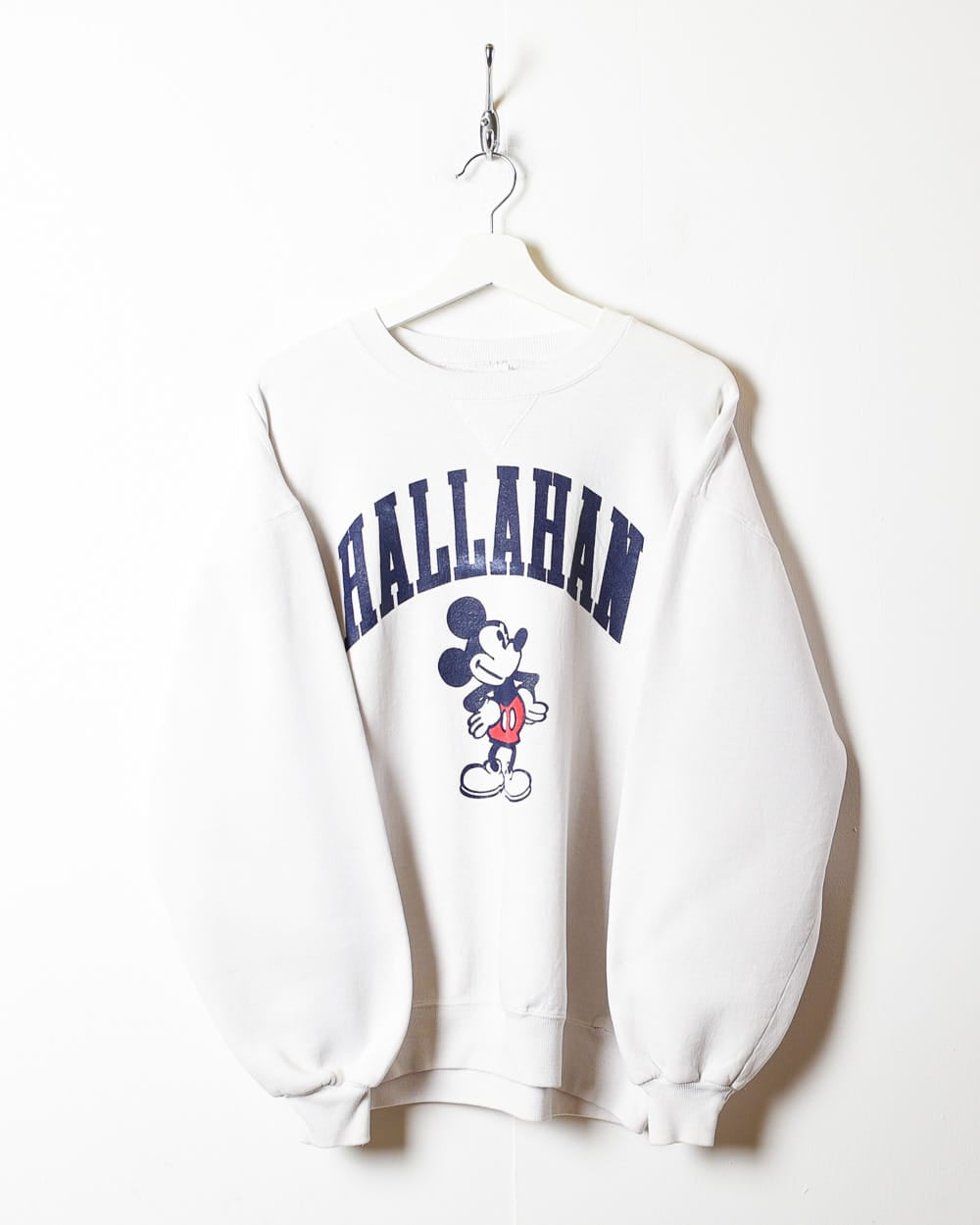 White mickey mouse sweatshirt sales