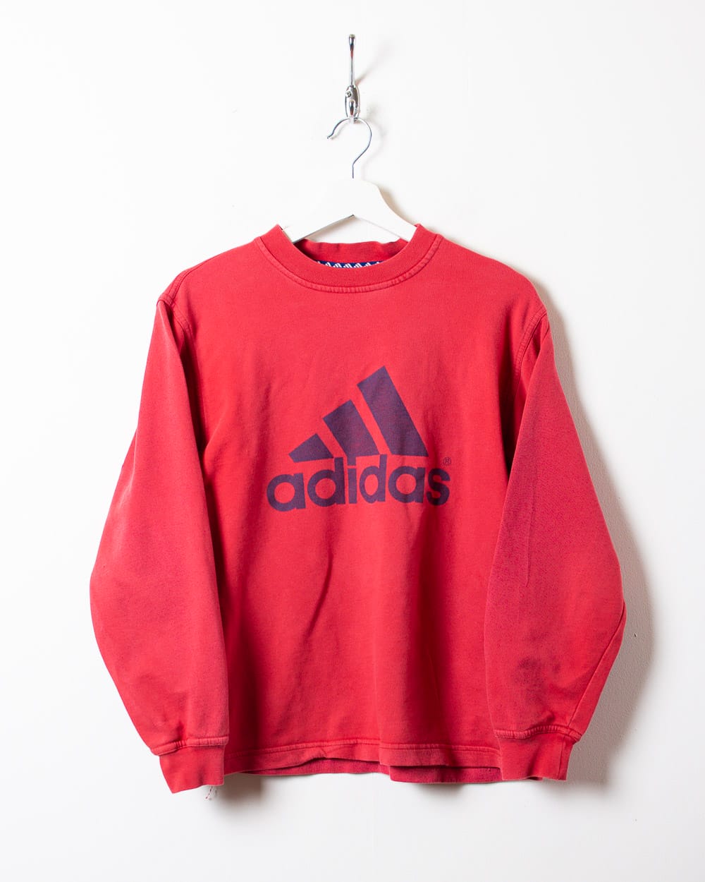 Red Adidas Sweatshirt - X-Small