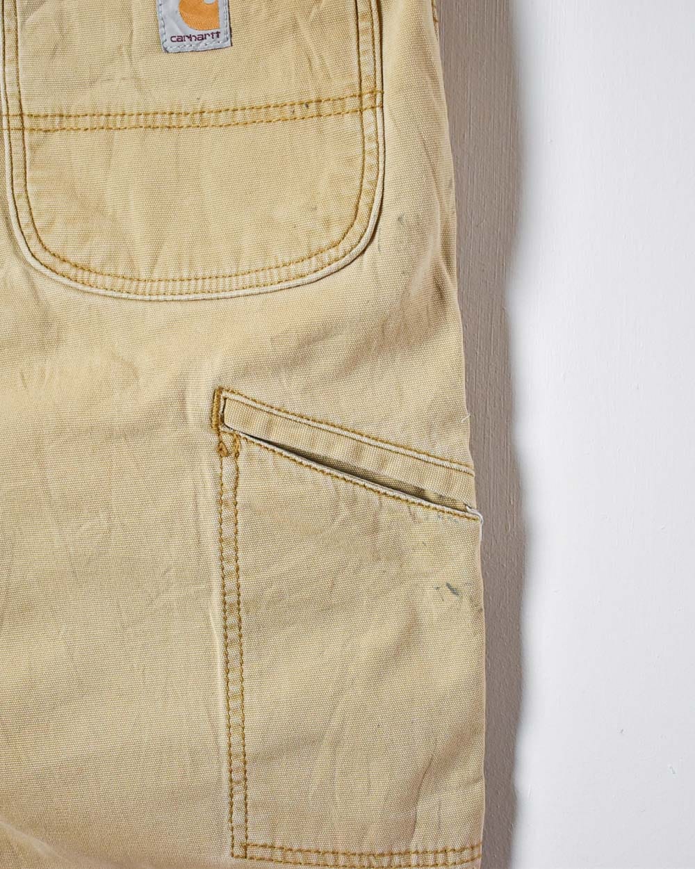 Neutral Carhartt Double Knee Carpenter Jeans - W36 L32