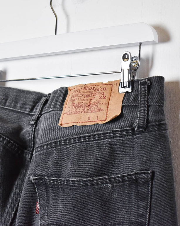 Black Levi's 501 Jeans - W32 L33