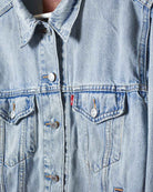 BabyBlue Levi's Denim Jacket - Medium Women's